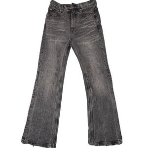 Balenciaga Lost Tape Flare Size 30 Washed Black Jeans